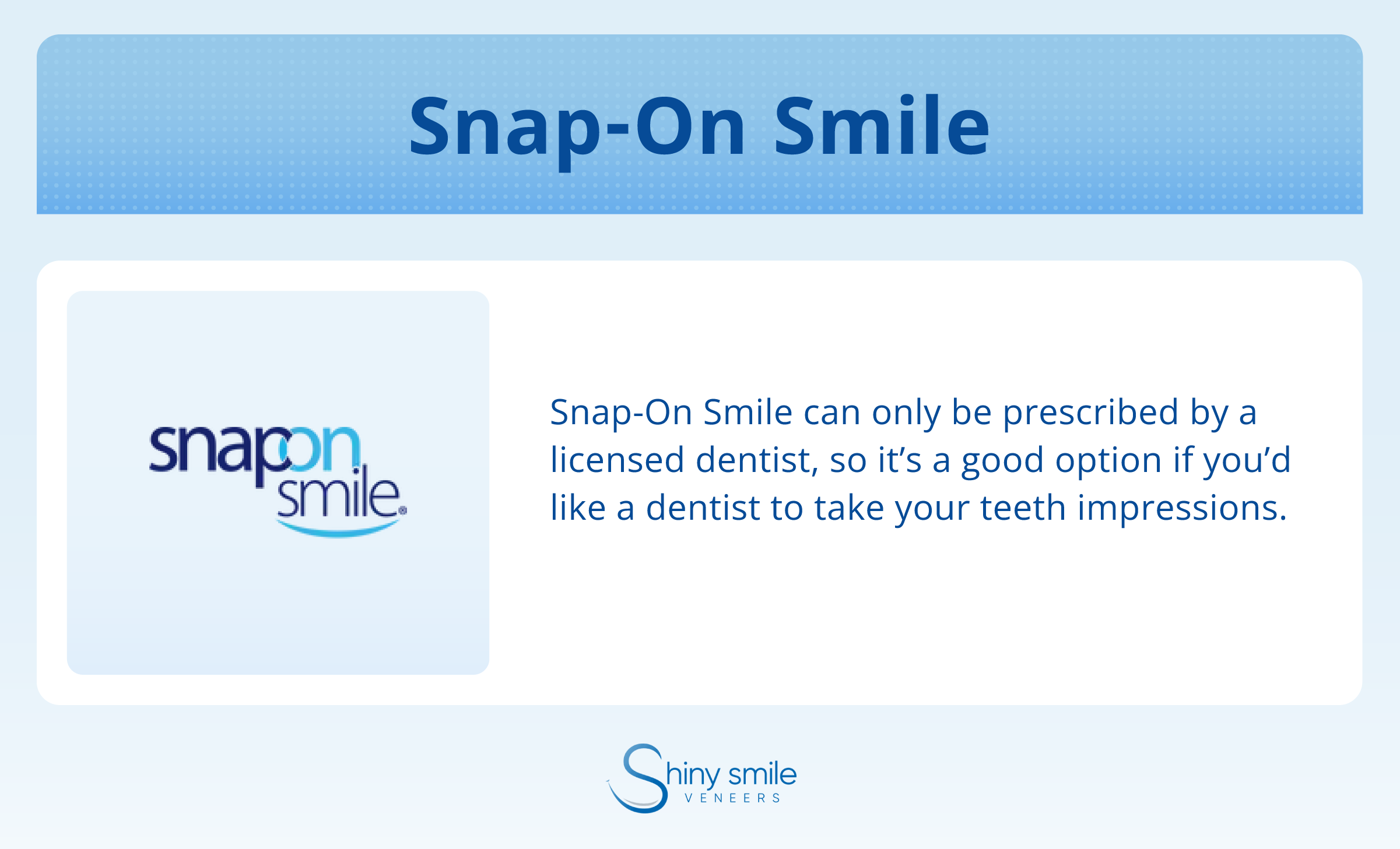 about Snap-on Smiles